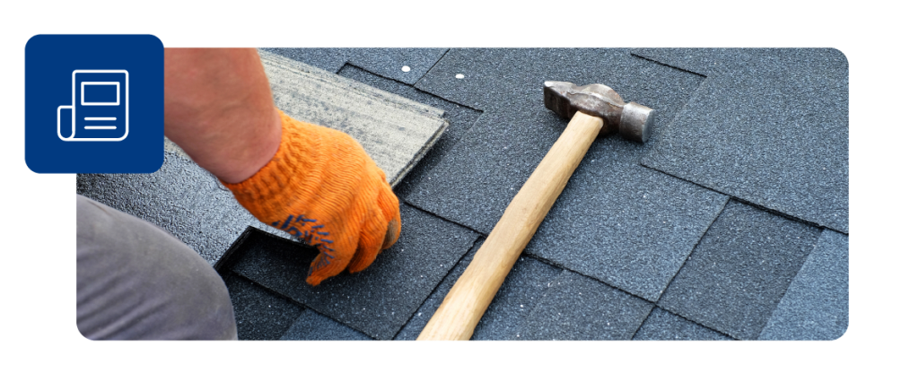 Pillar to Post home inspector inspects a roof